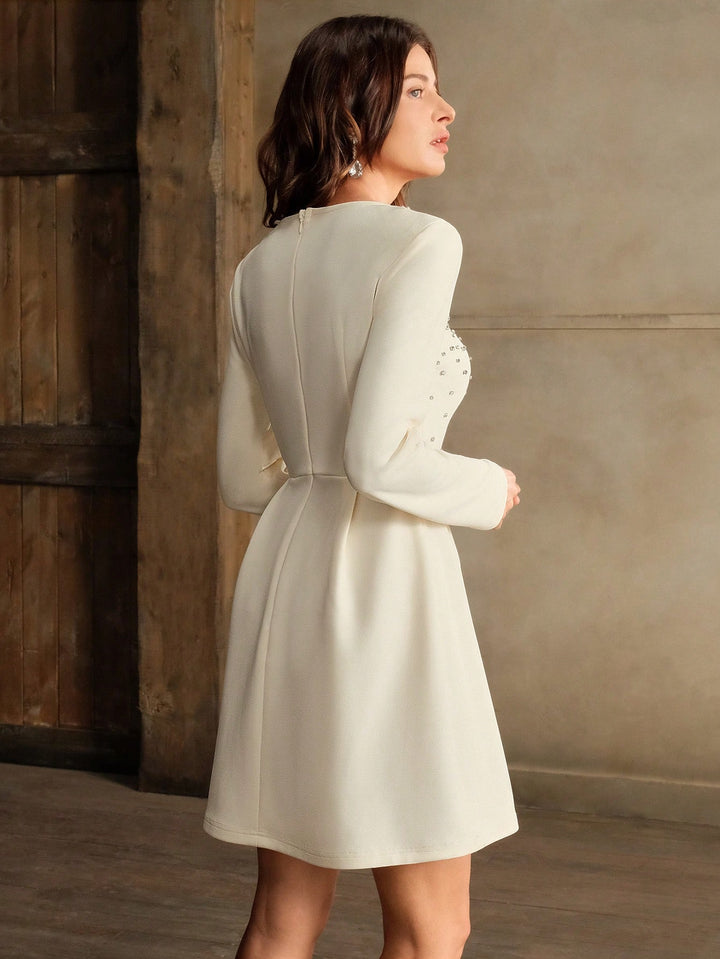Rochie mini SHEIN, bej