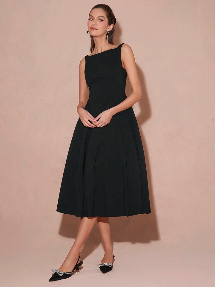 Rochie midi SHEIN, negru