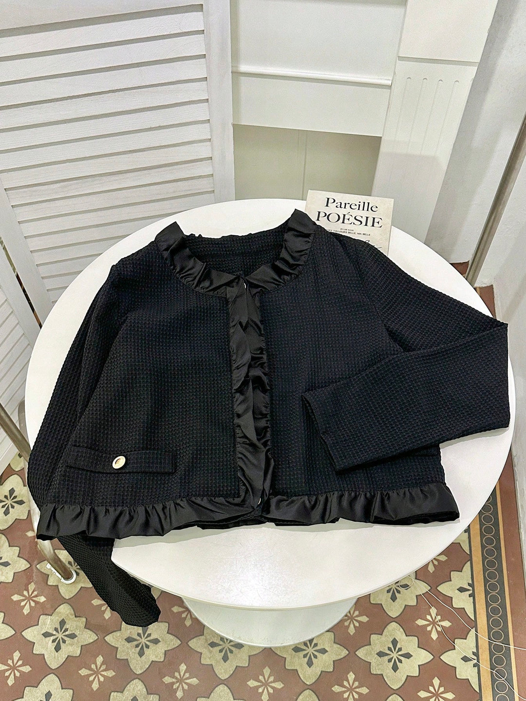 Jachetă SHEIN, negru