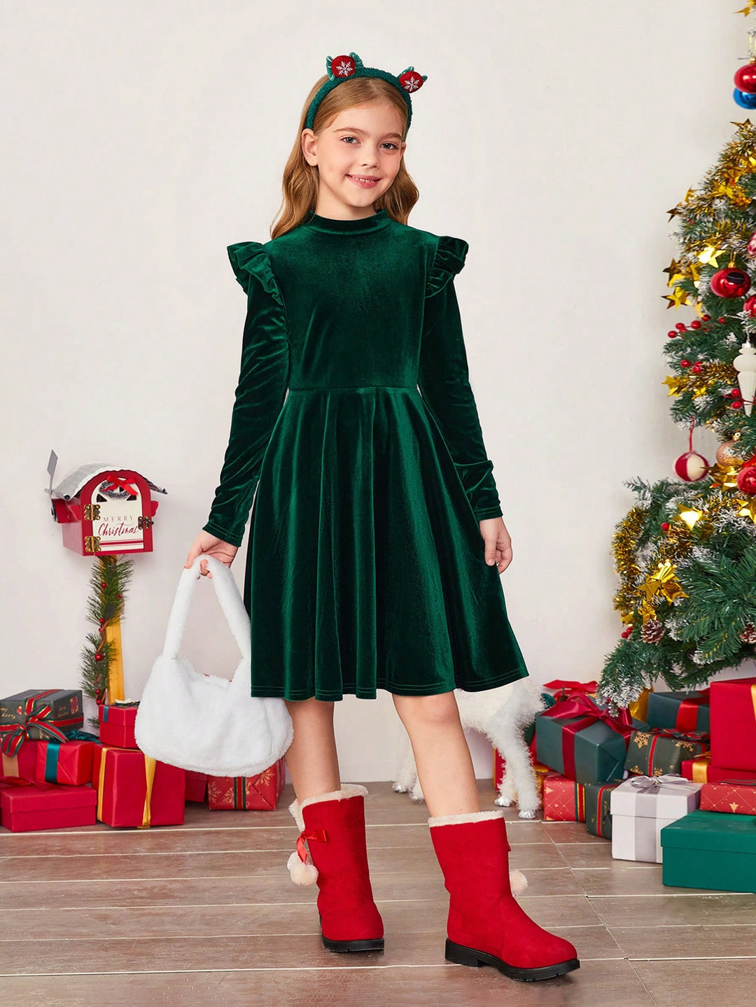 Rochie SHEIN, verde