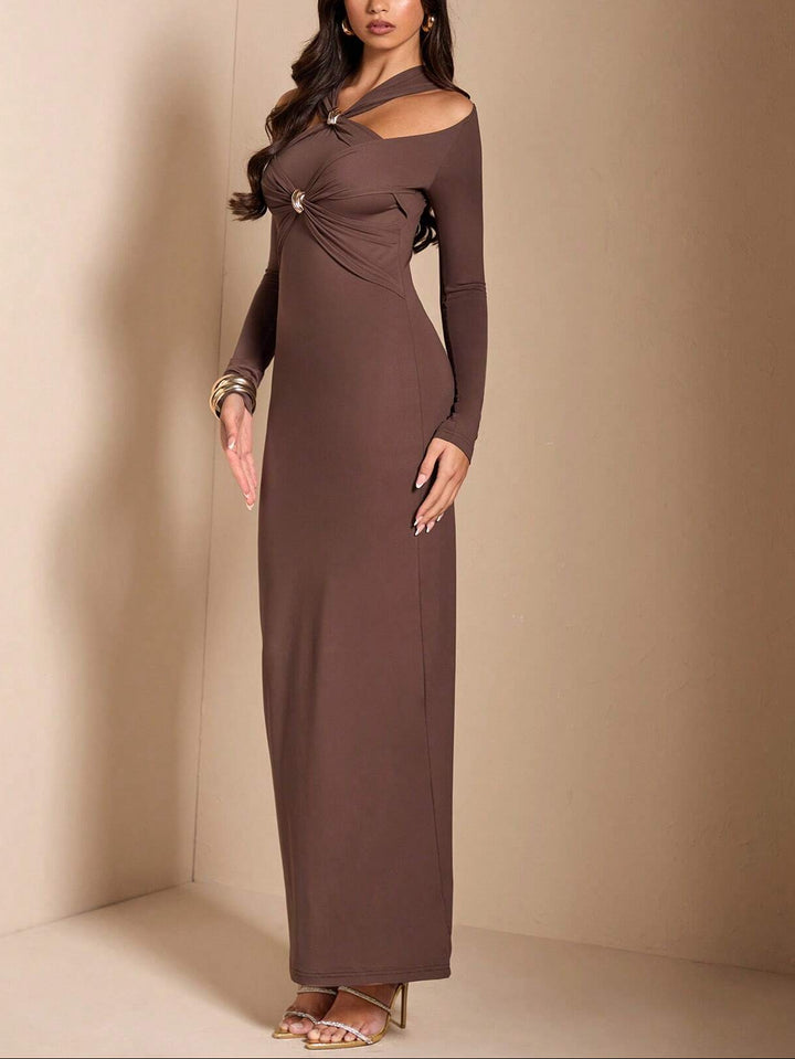 Rochie maxi  Shein, maro