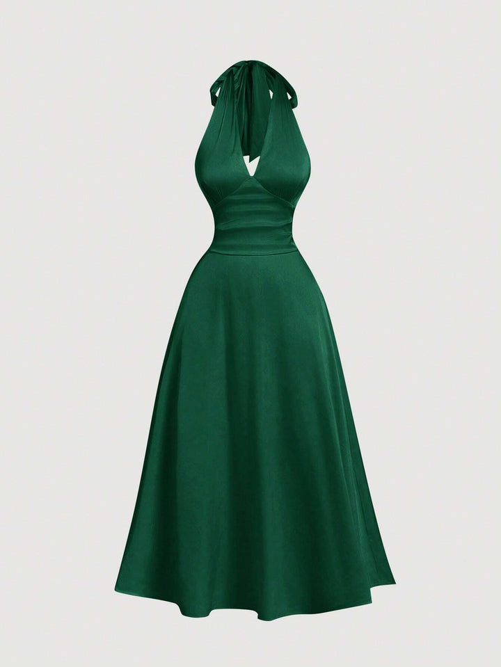 Rochie midi SHEIN, verde