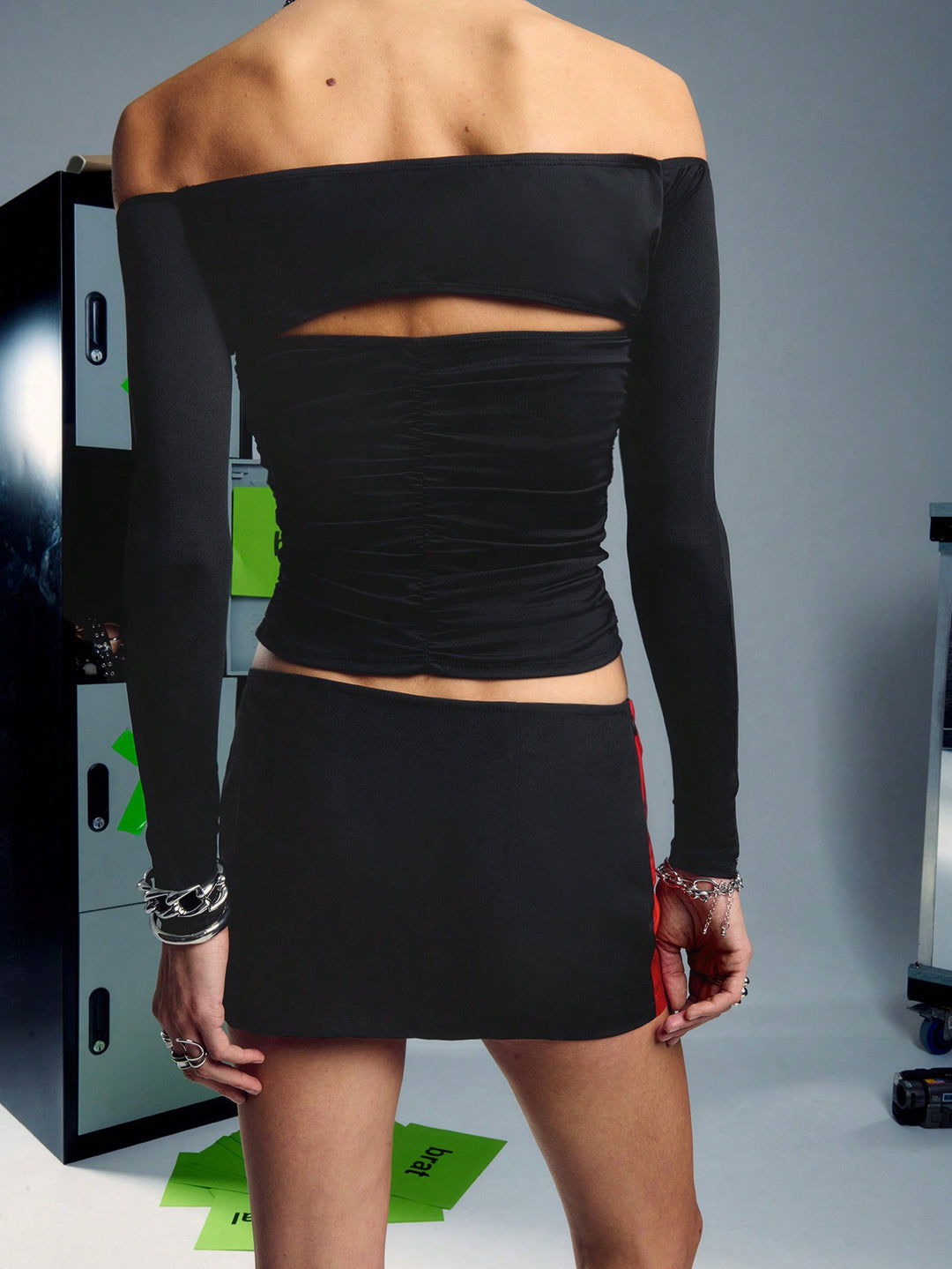 Top SHEIN, negru