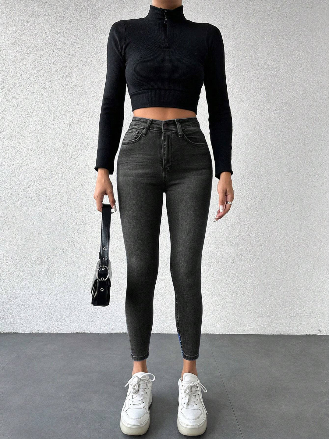 Jeans SHEIN, gri
