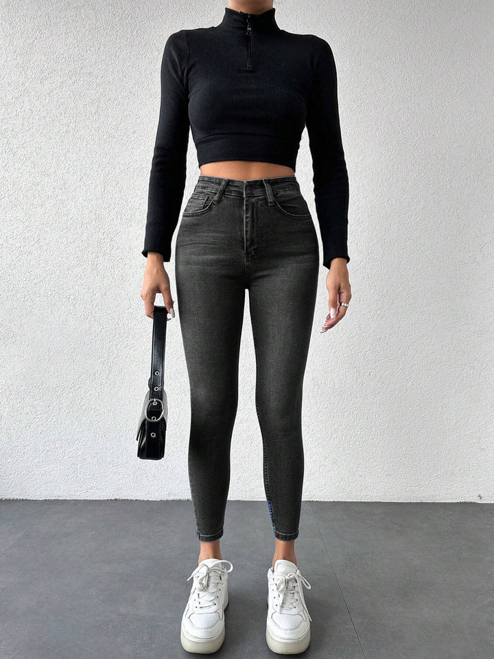 Jeans SHEIN, gri