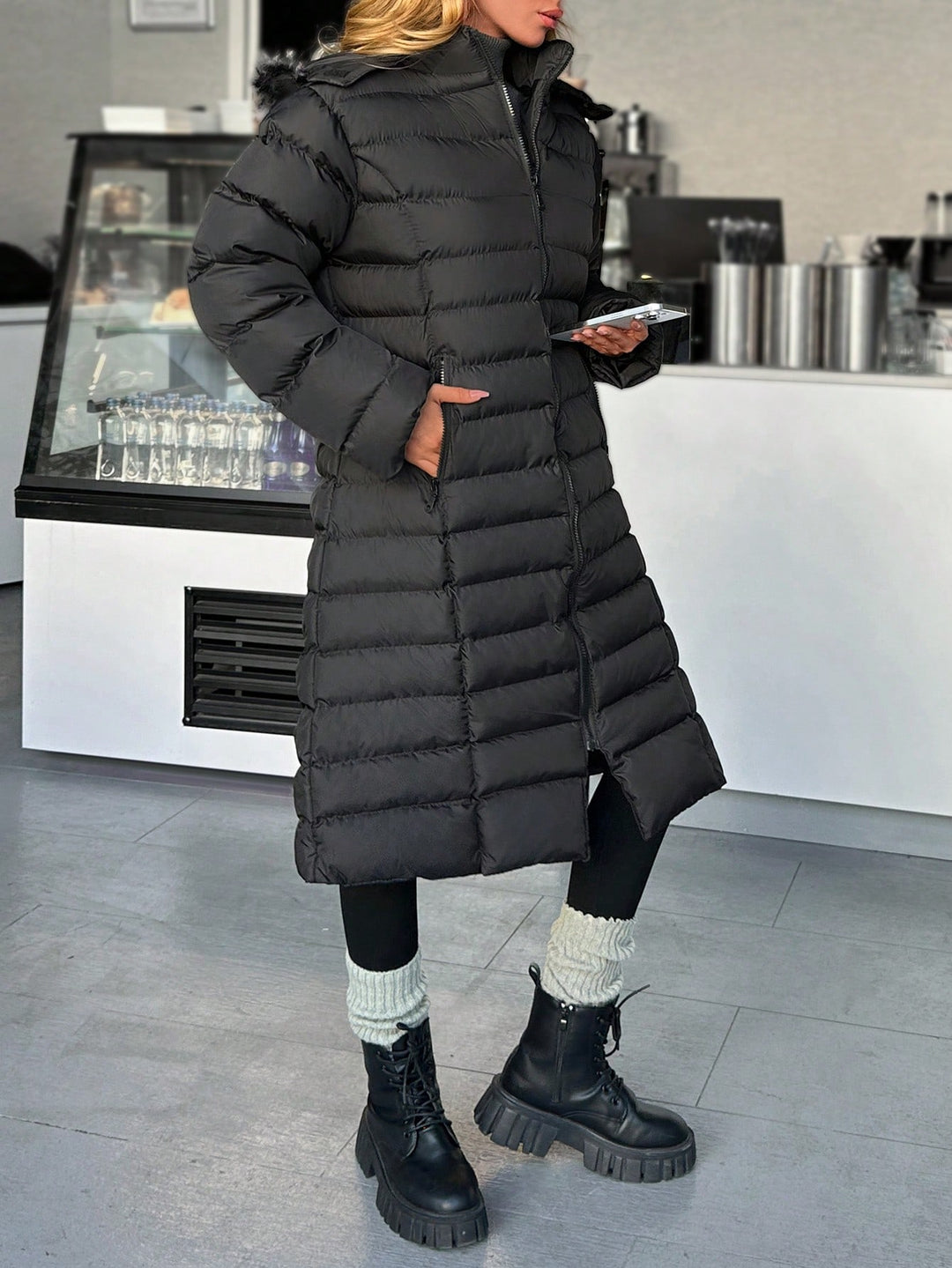 Palton SHEIN, negru