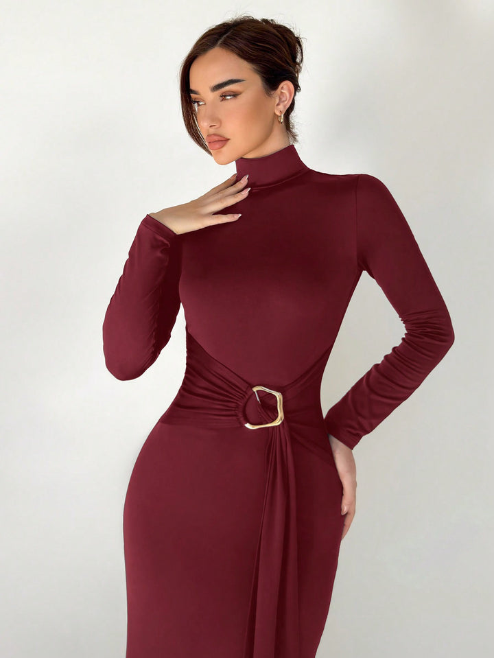 Rochie maxi SHEIN, vișiniu
