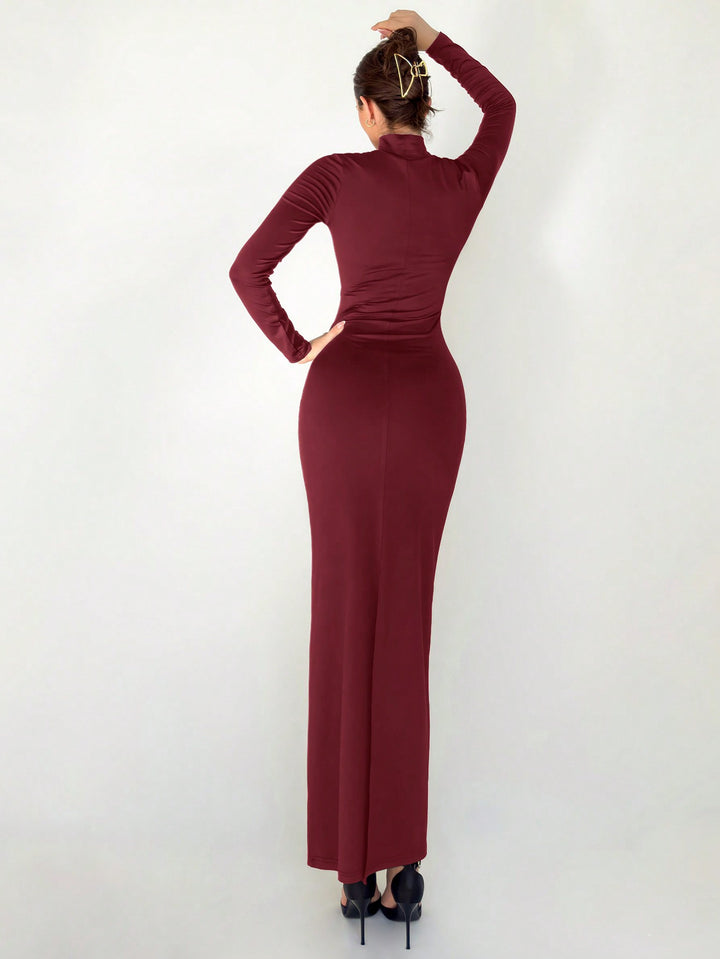 Rochie maxi SHEIN, vișiniu