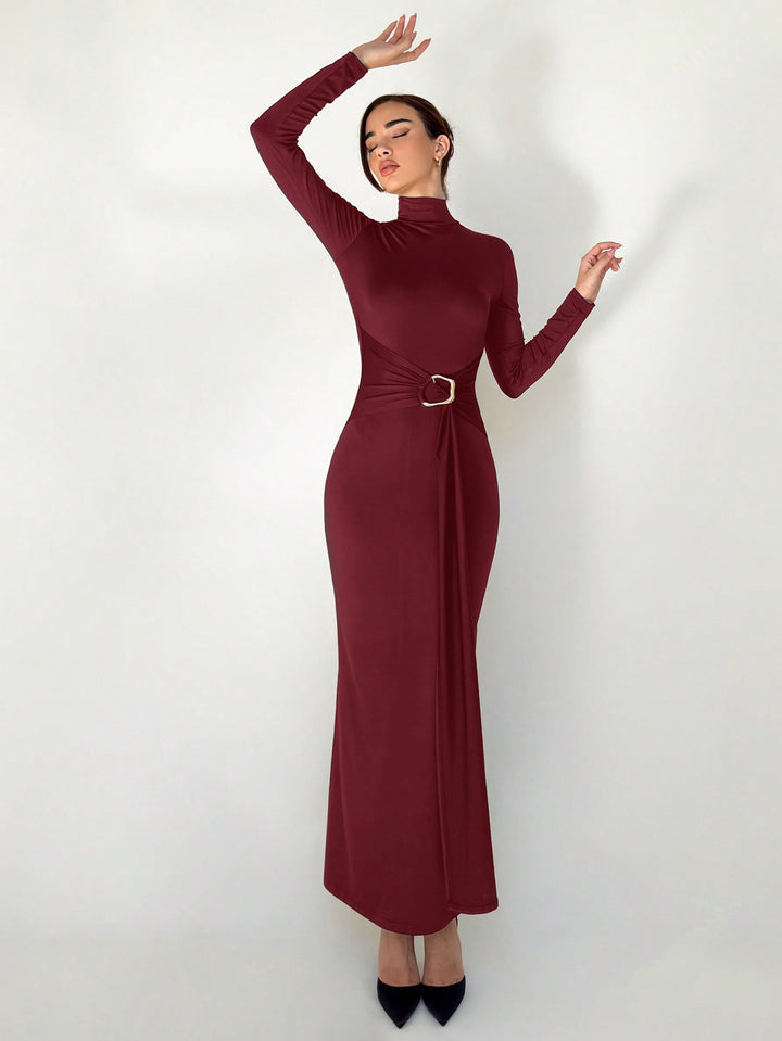 Rochie maxi SHEIN, vișiniu