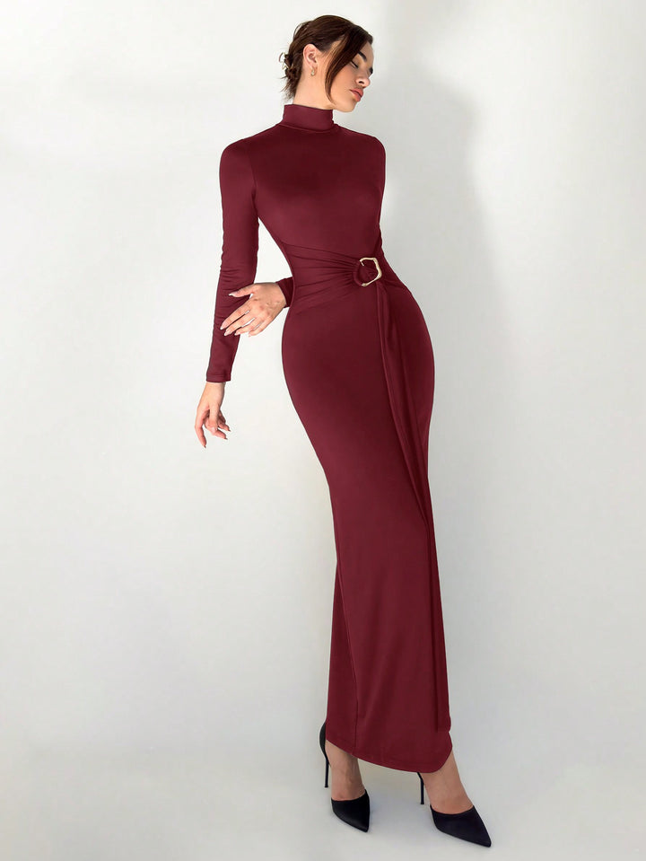 Rochie maxi SHEIN, vișiniu