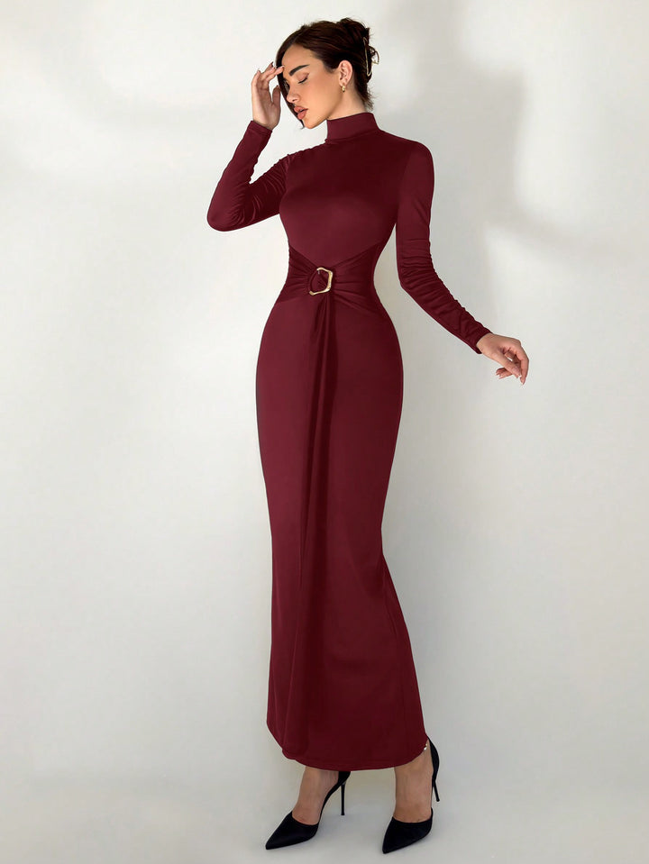 Rochie maxi SHEIN, vișiniu