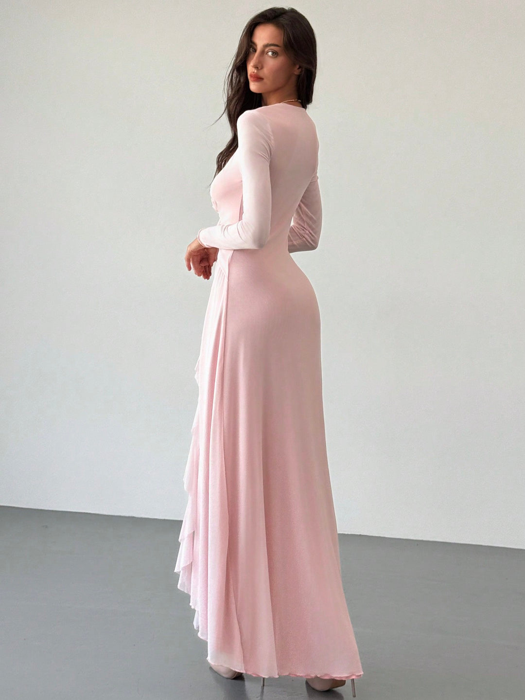 Rochie maxi SHEIN, roz