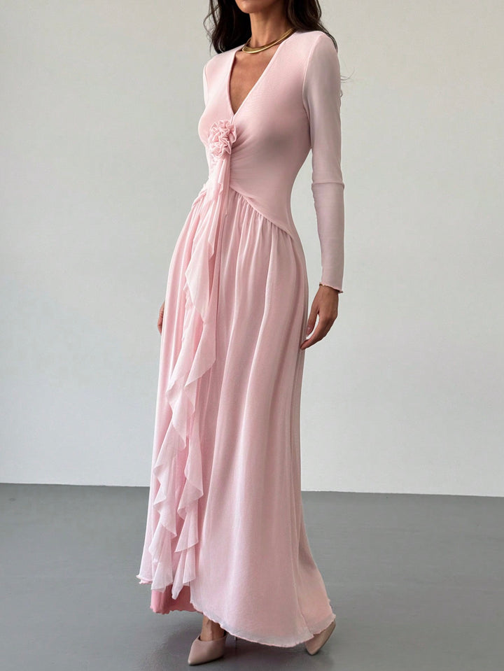 Rochie maxi SHEIN, roz