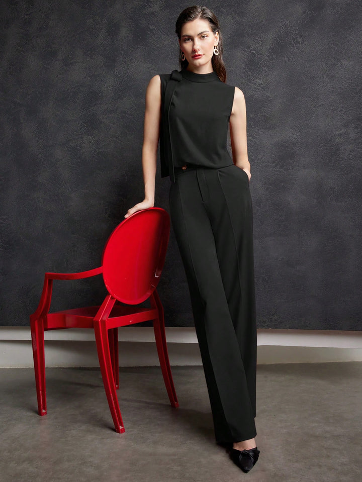Pantalon SHEIN, negru