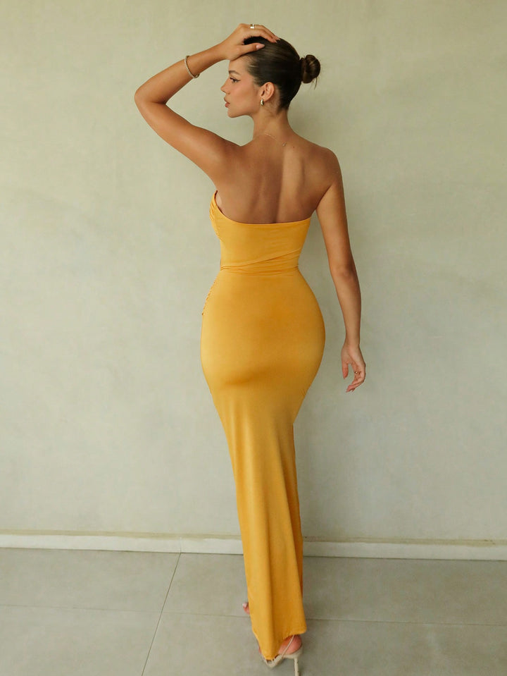 Rochie maxi SHEIN, galben