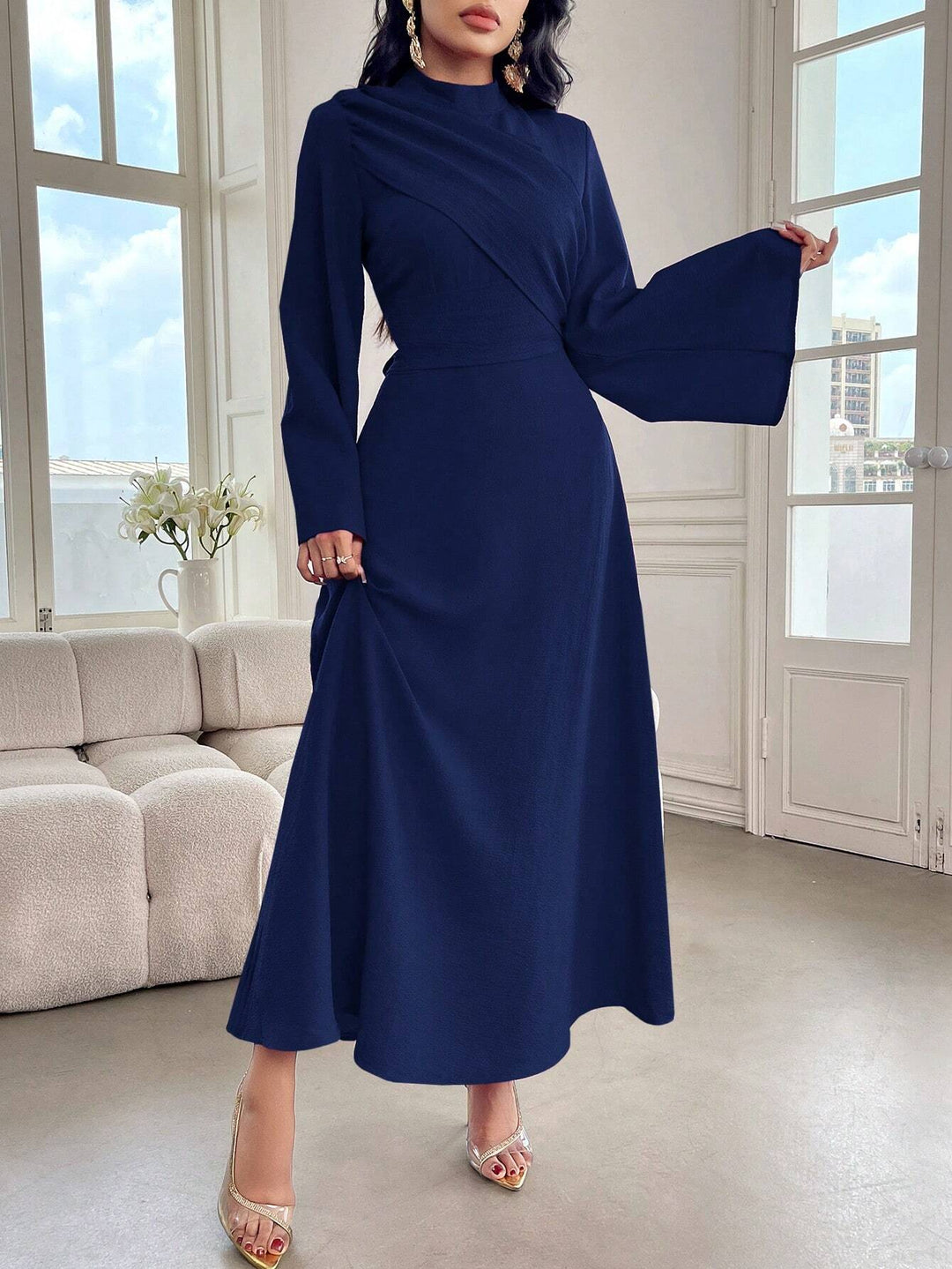 Rochie maxi SHEIN, albatsru
