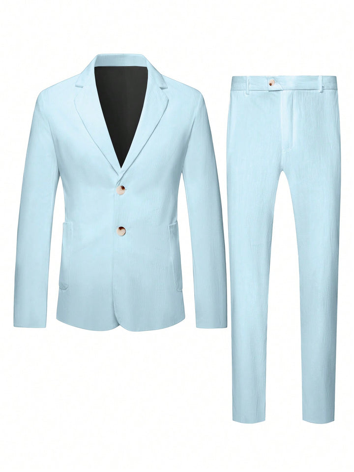 Costum SHEIN, albastru