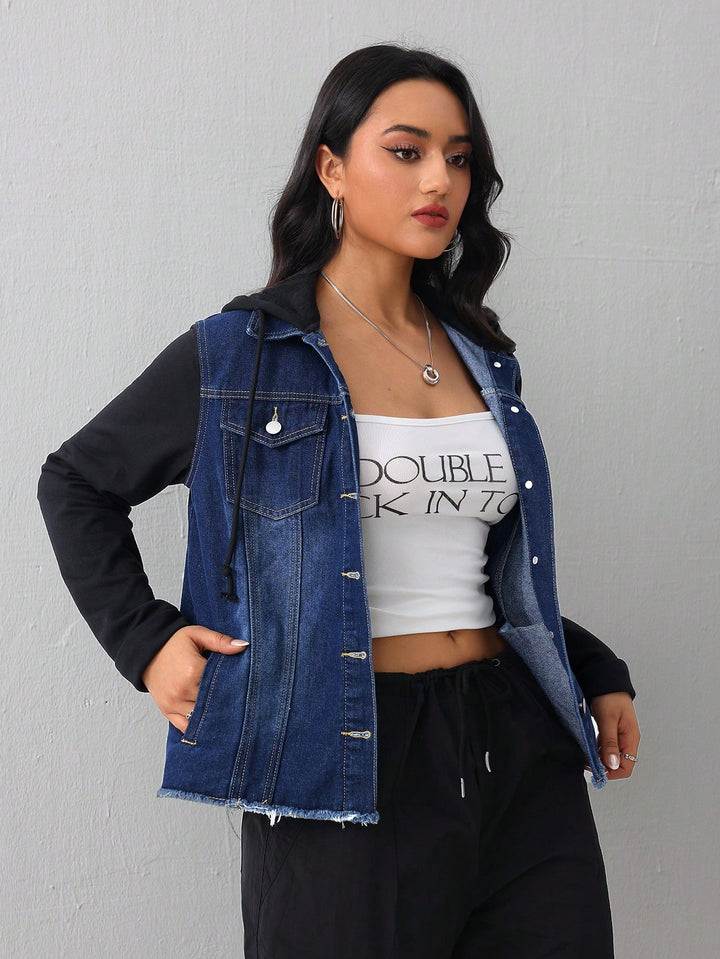 Jachetă denim SHEIN, mix culori