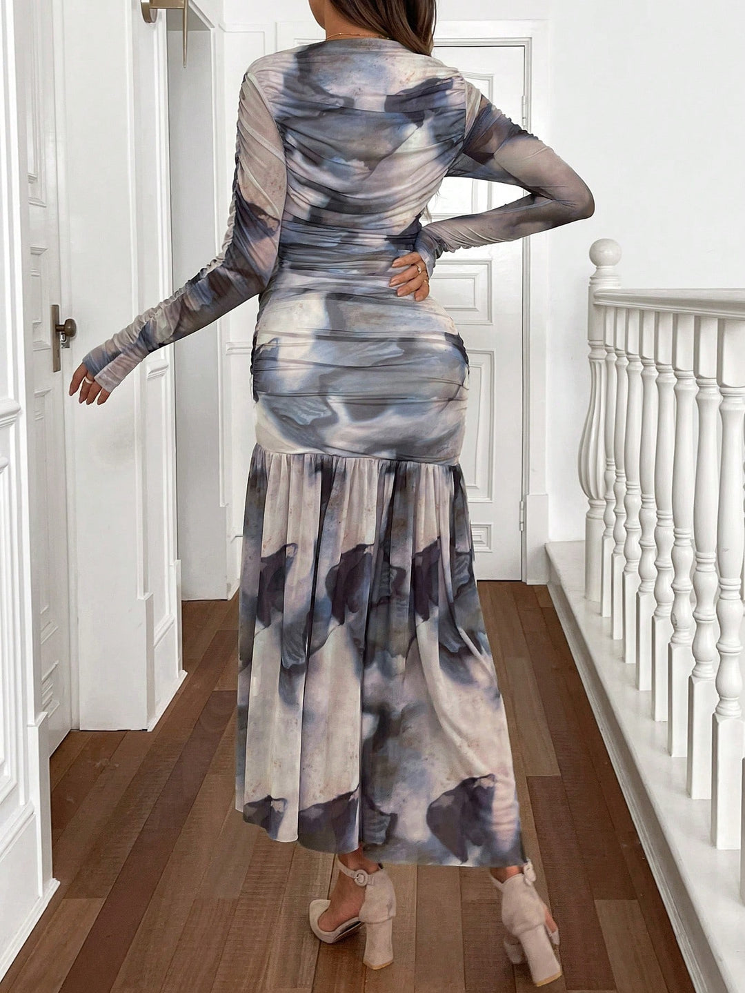 Rochie maxi SHEIN, mix culori