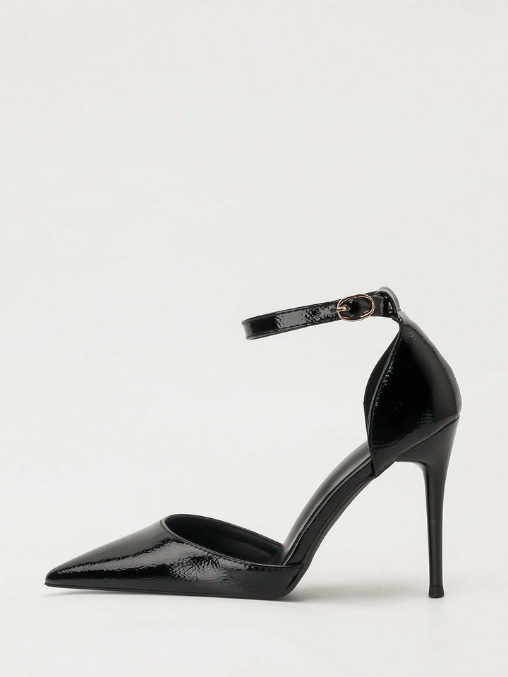 Pantofi cu toc SHEIN, negru