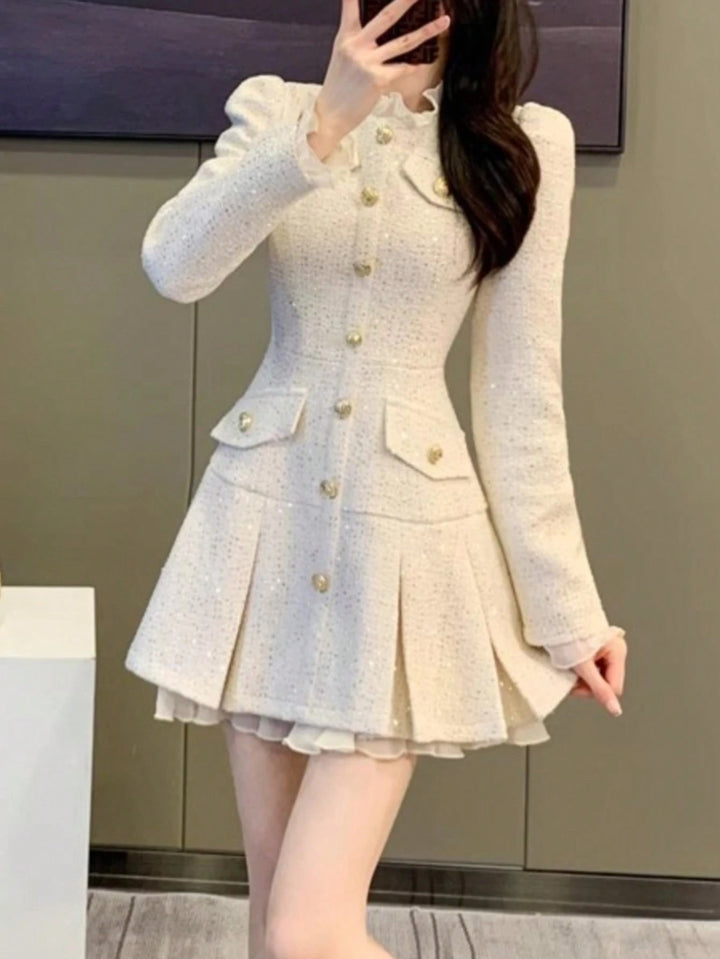 Rochie mini SHEIN, bej
