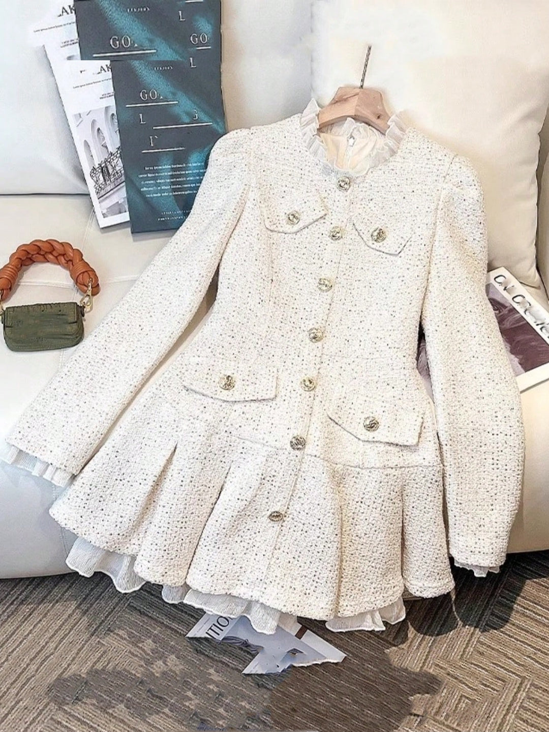 Rochie mini SHEIN, bej