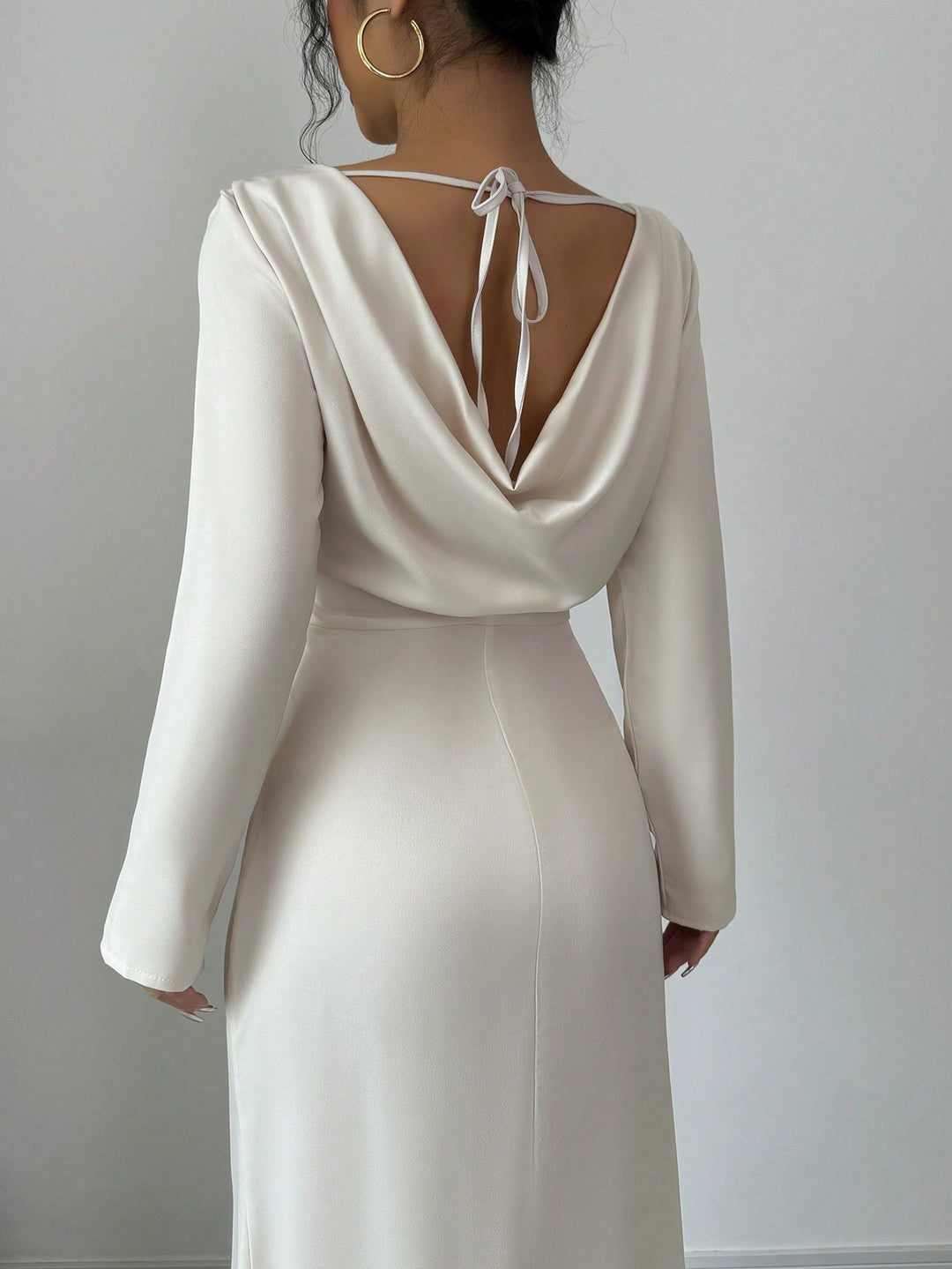Rochie maxi SHEIN, bej