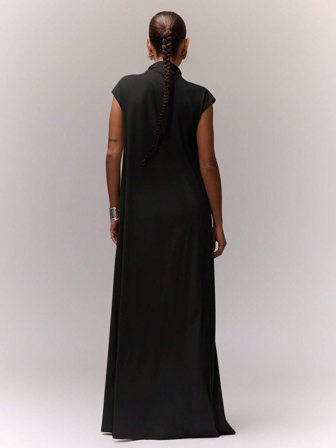 Tricou lung SHEIN, negru