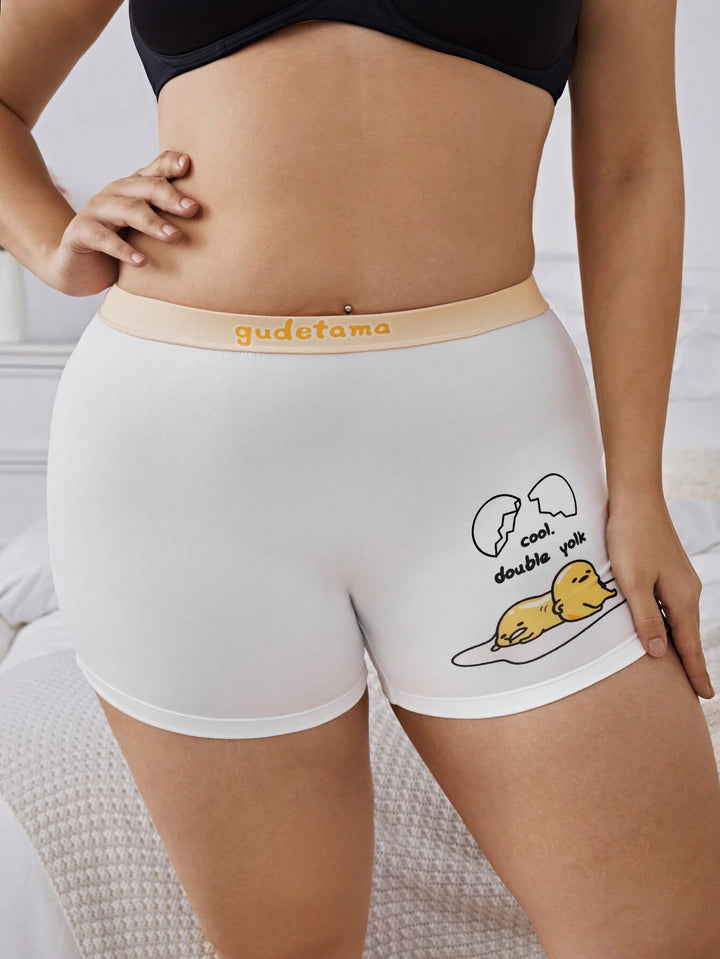 Shein Curve+ rövidnadrág, fehér