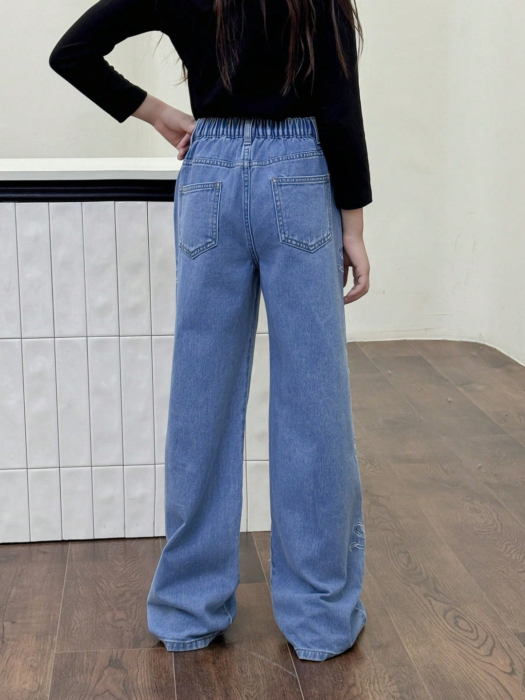 Jeans SHEIN, albastru