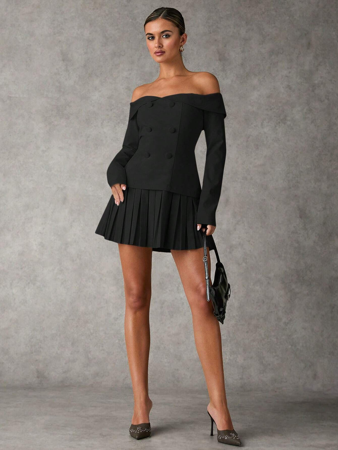 Rochie mini SHEIN, negru