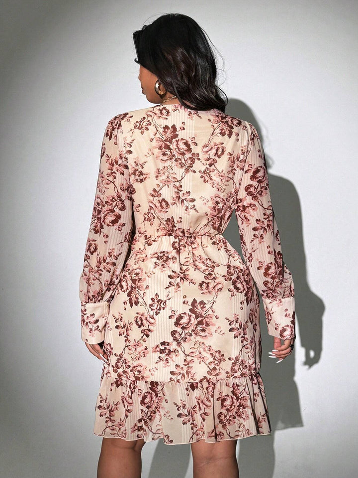 Rochie mini Shein Curve+, mix culori