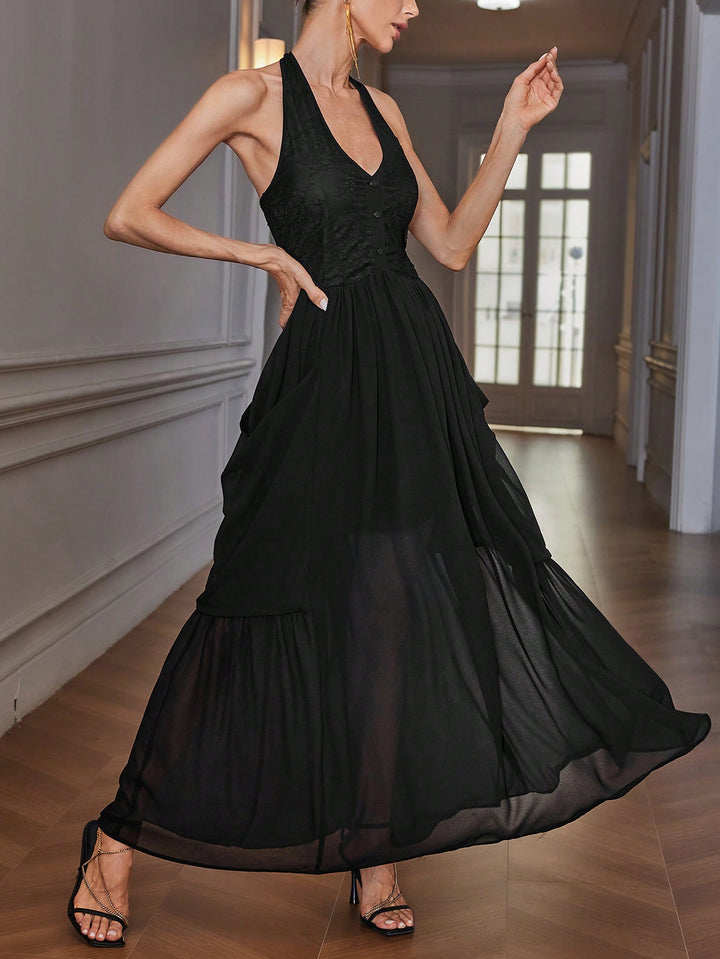 Rochie midi SHEIN, negru