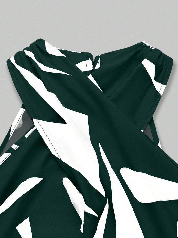 Rochie midi SHEIN, verde