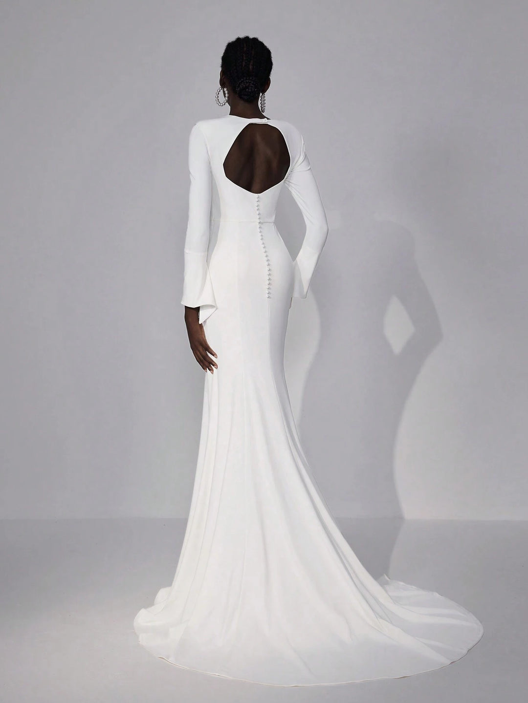 Rochie de ocazie și bridal Shein Belle, alb