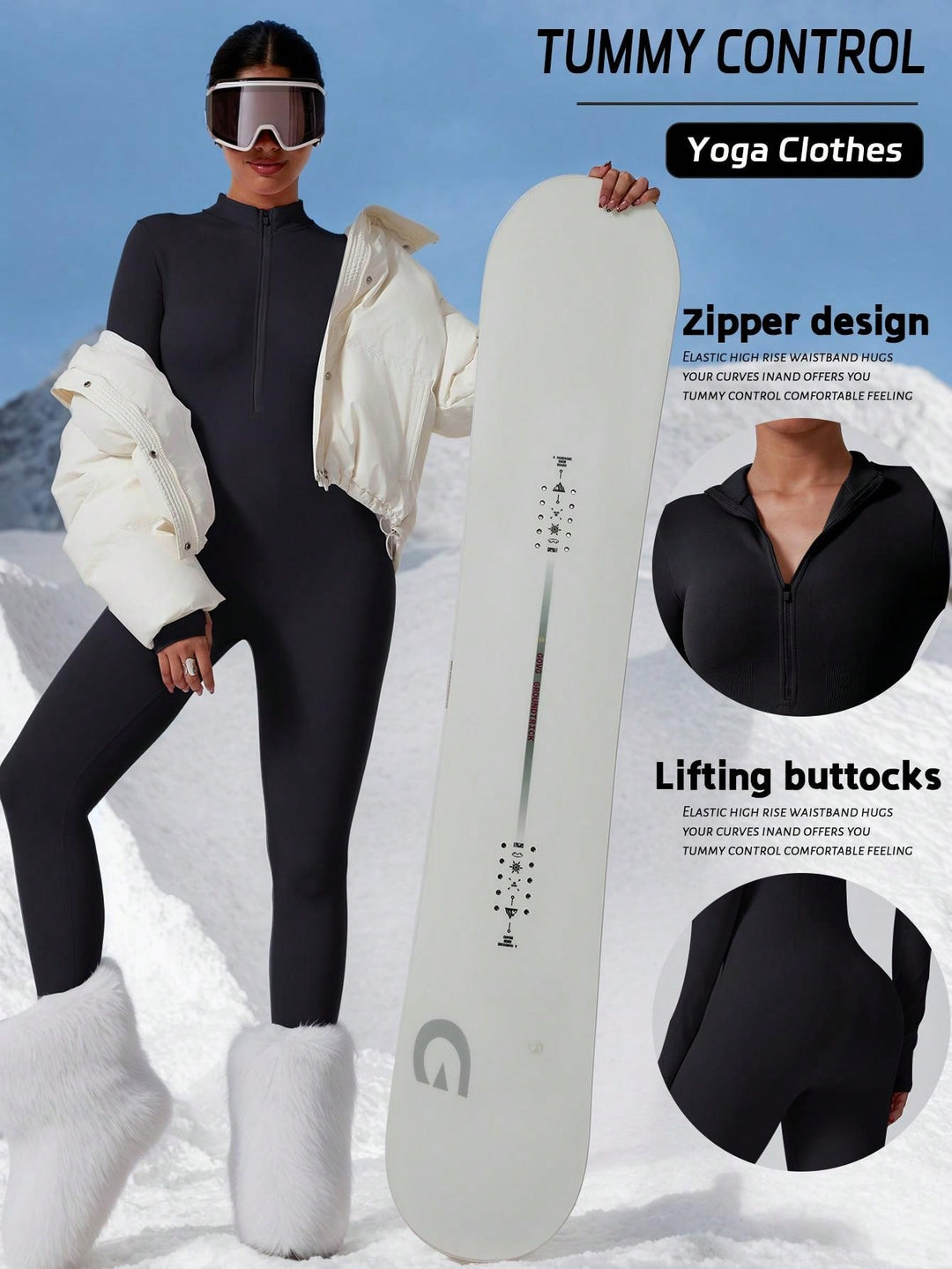 Salopetă sport SHEIN, negru