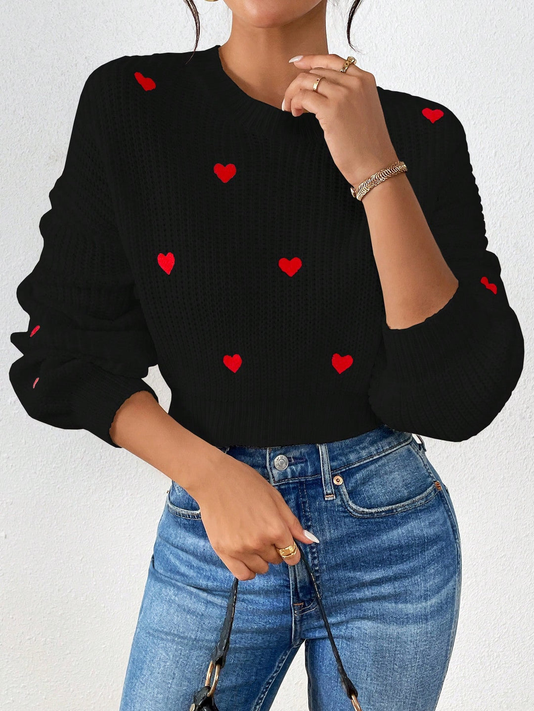 Pulover SHEIN, negru