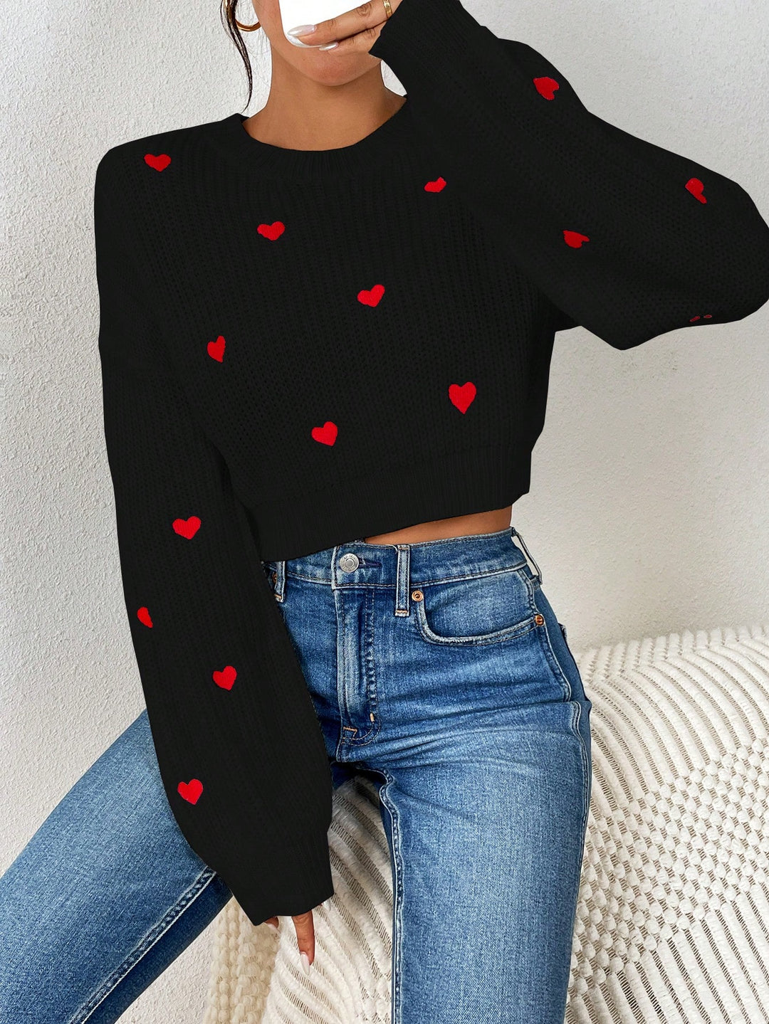 Pulover SHEIN, negru
