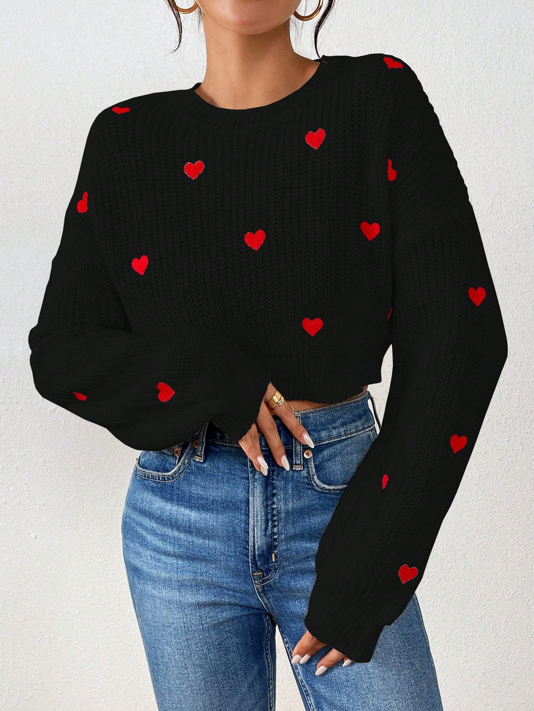 Pulover SHEIN, negru