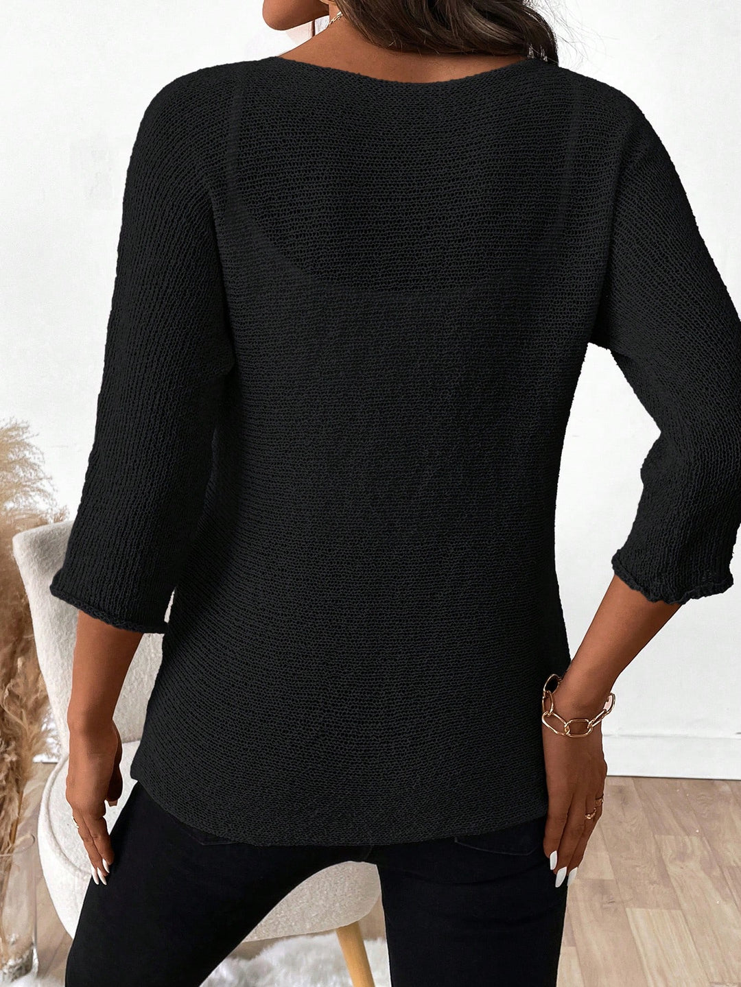 Pulover SHEIN, negru