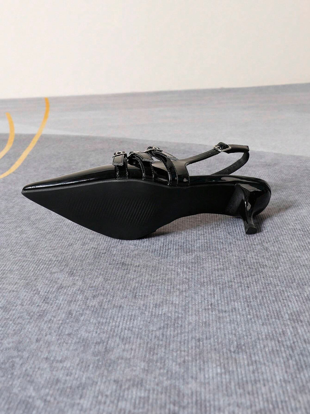 Pantofi cu toc SHEIN, negru
