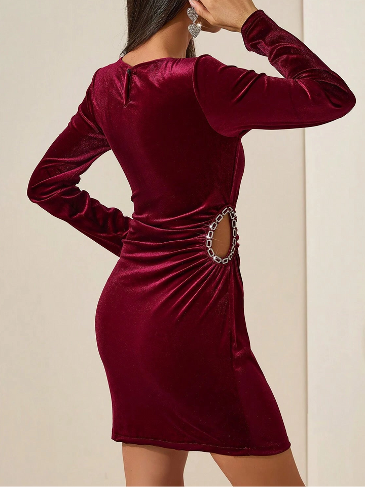 Rochie mini Shein, vișiniu