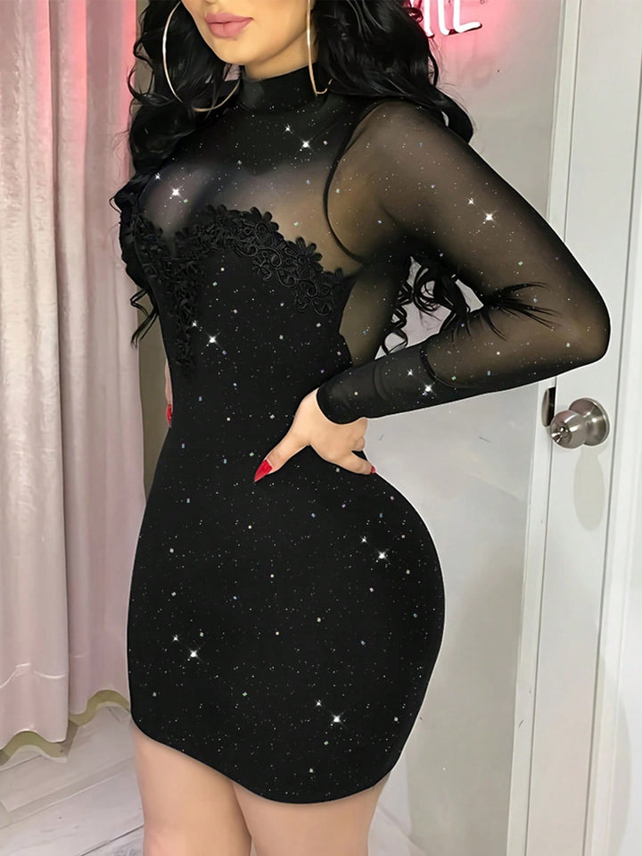 Rochie scurtă SHEIN, negru