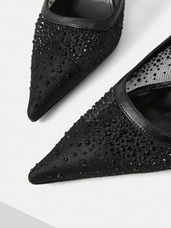 Pantofi cu toc SHEIN, negru