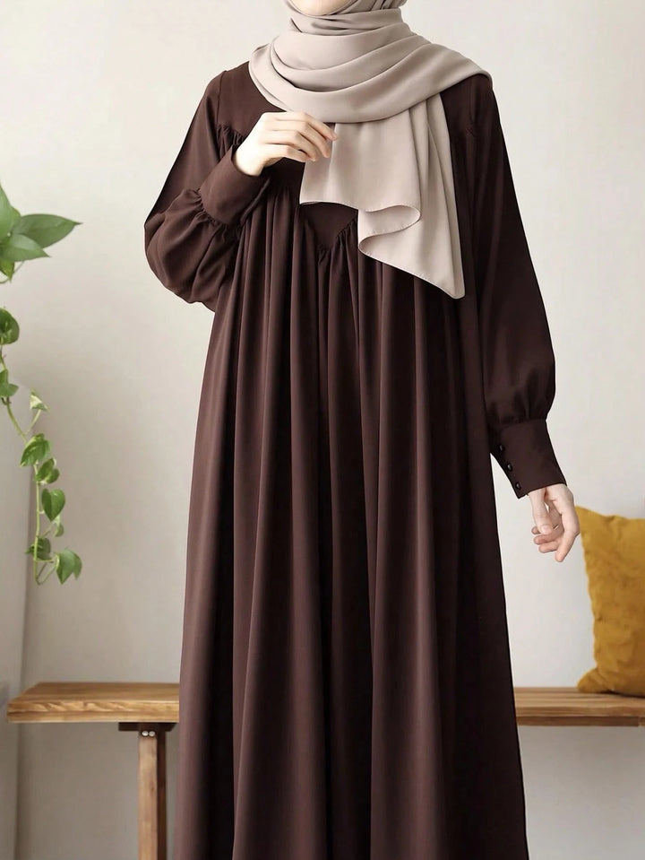 Rochie maxi SHEIN, maro