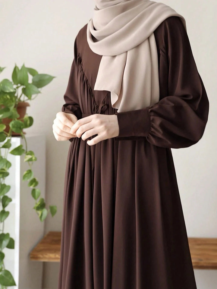 Rochie maxi SHEIN, maro