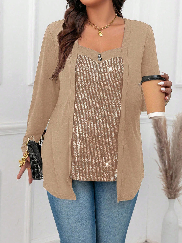 Tricou SHEIN, kaki
