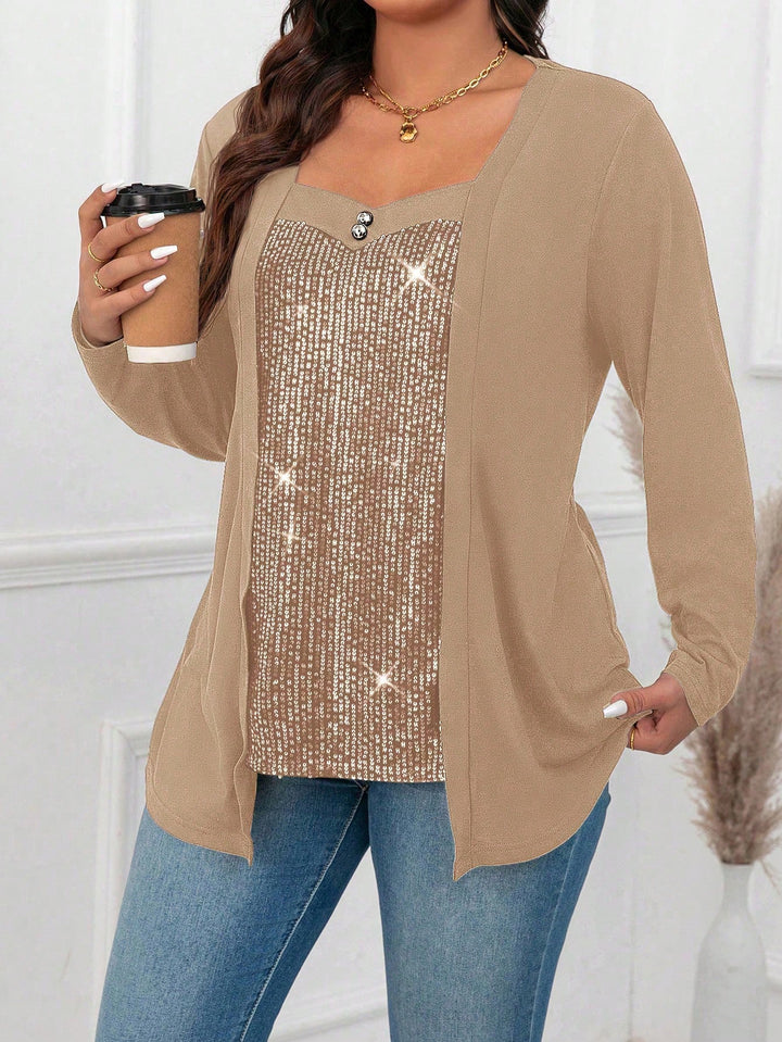 Tricou SHEIN, kaki