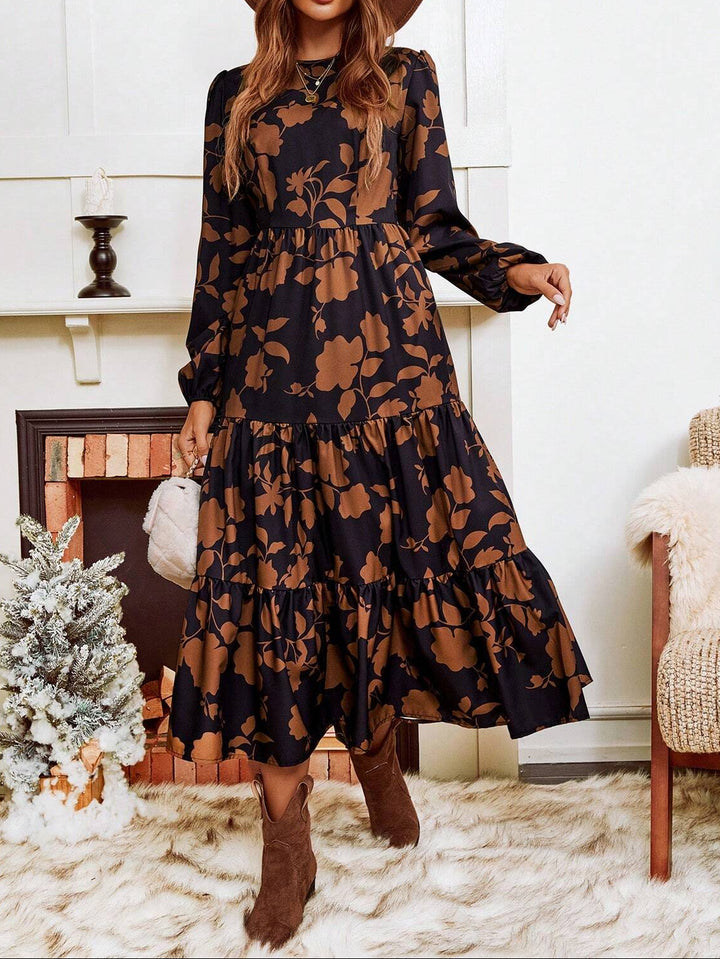 Rochie midi Shein, mix culori