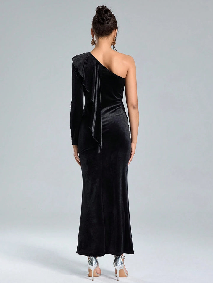 SHEIN Maxi ruha, fekete